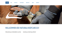 Desktop Screenshot of naturalhoofcare.eu